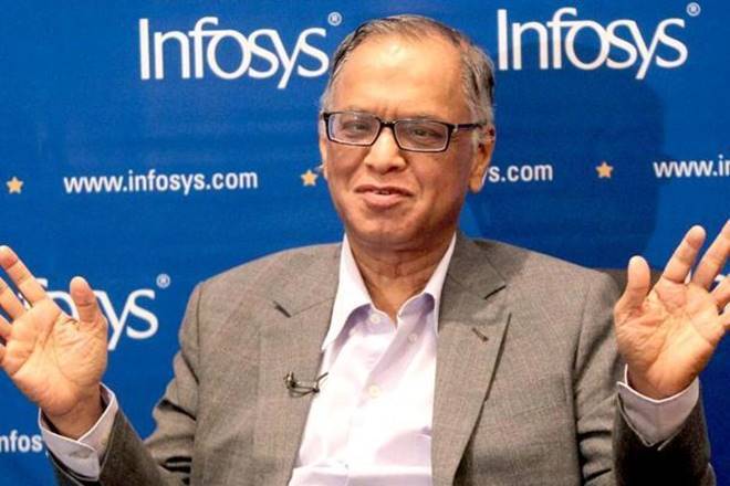 Narayana Murthy在Vishal Sikka发射新鲜的萨尔沃;想要infosys制作法律发现公共
