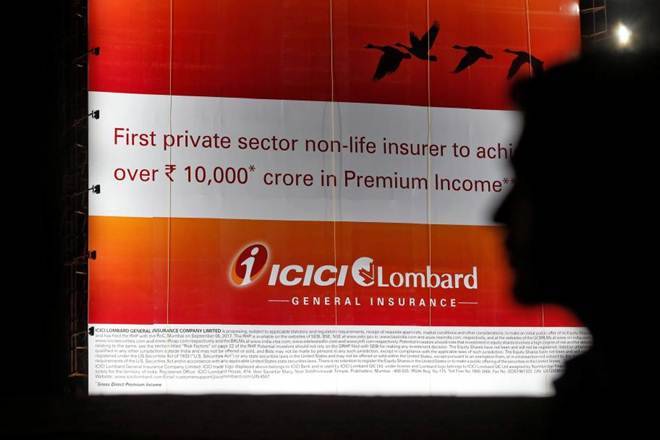 ICICI Lombard一般保险股票在最集中的第一天收益超过4％