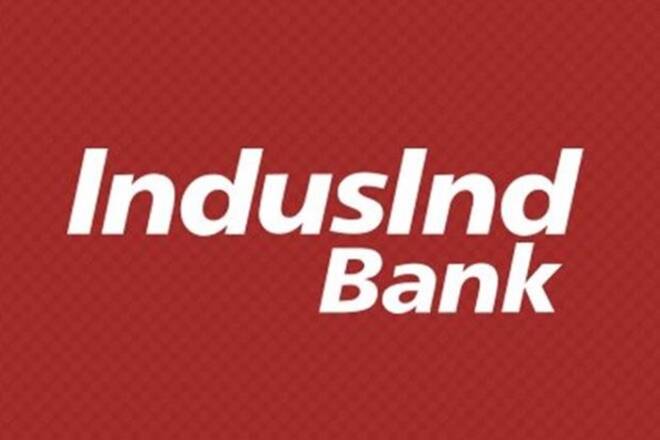 Bharat金融股获得超过4％; Indusind Bankslips.