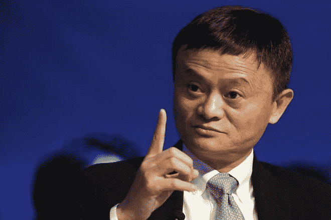 阿里巴巴杰克马斯拉股票的武装部队股票和砂浆零售商