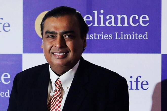 Mukesh Ambani-LED RIL PIPS TCS再次成为印度最受价值的公司MCAP;在全职高度股票