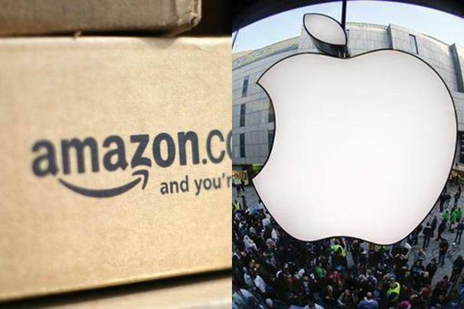 苹果走到1万亿美元; Amazon.com在阿先色上了