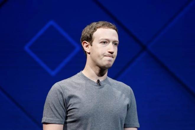 Mark Zuckerberg在Facebook上较低的174亿美元