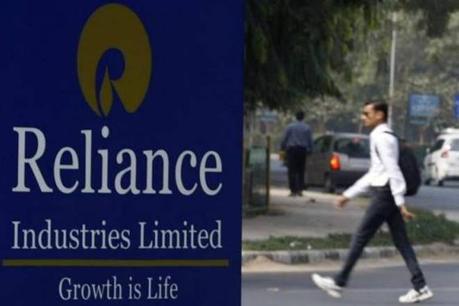 Reliance Industries股票价值50,000亿亿卢比的手onbse