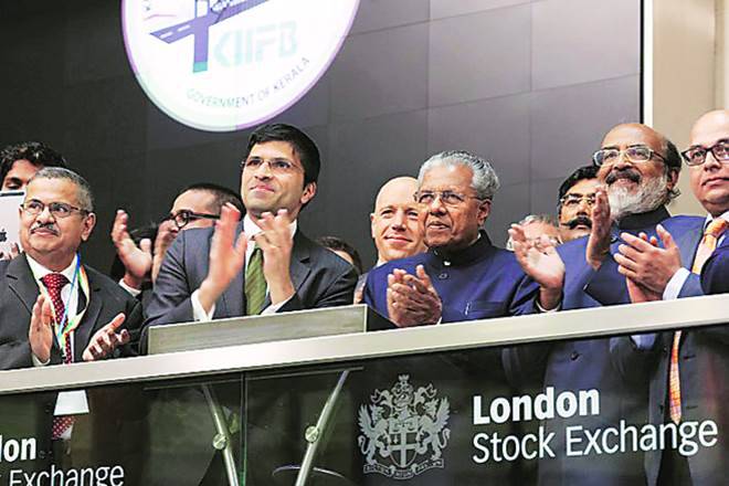 Kerala首席部长Vijayan Rings Lse Bell for Kiifb Masalabond