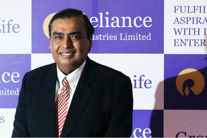 Mukesh Ambani-LED Reliance Industries将TCS替换为M-Capvality的顶级公司
