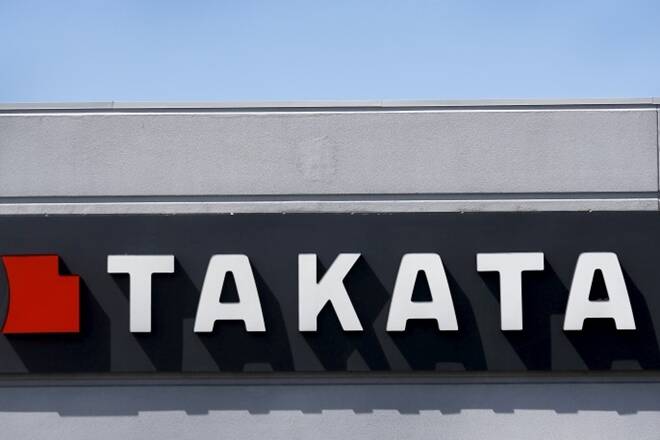 安全气囊制造商Takata在破产货物上潜水25％