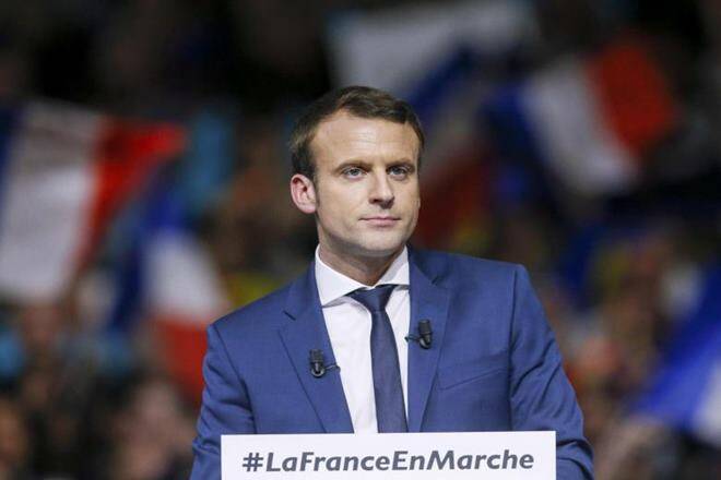 Emmanuel Macron的可能滑坡升降机，低投票率云盘