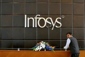 INFOSYS股票在FY17收入指导下削减了52周的低点，以8-9％