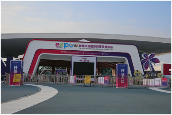 重庆大龙网出席首届中国国际消费品博览会