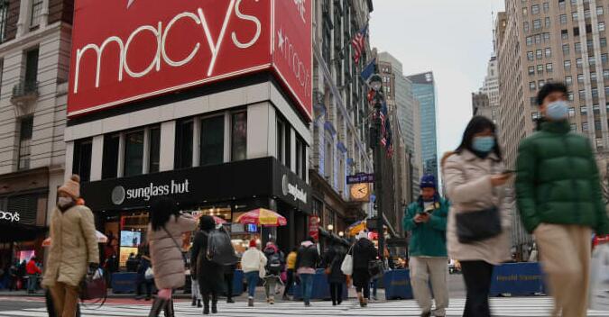 梅西百货的盈利最高预期 零售商表示不会从商店剥离电子商务