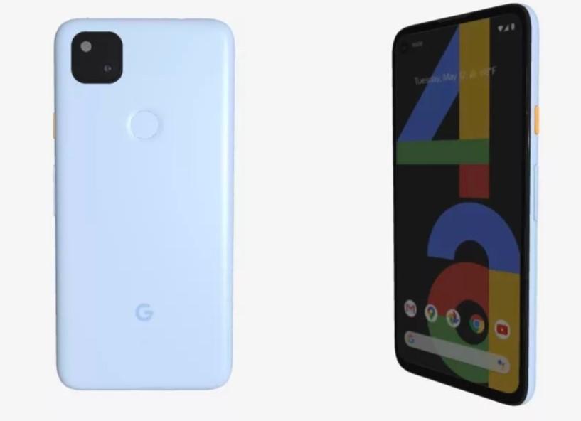 “Google Store渲染图揭示了从未有过的蓝色Pixel 4A