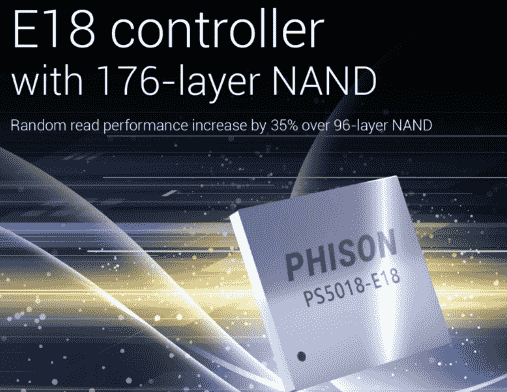 “用于176层NAND的新型Phison E18闪存控制器现已上市
