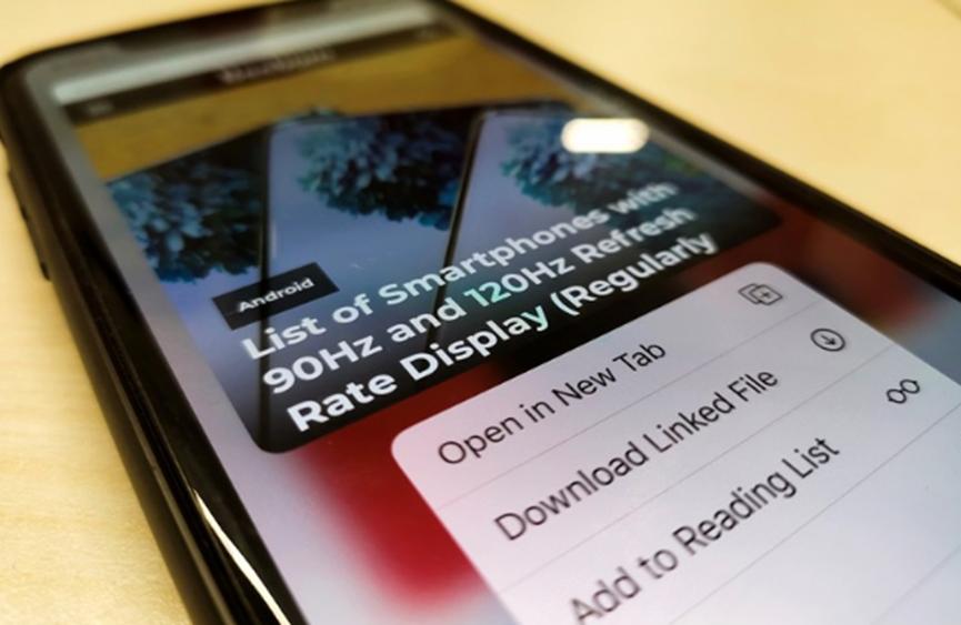“5G资讯：这款iPhone手势使在新标签页中打开链接更加轻松