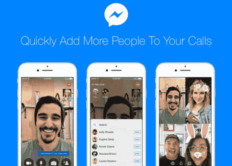 Facebook Messenger现在允许将更多用户添加到正在进行的呼叫中