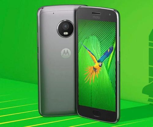 Moto G5坚固的金属质感廉价手机带有可拆卸电池