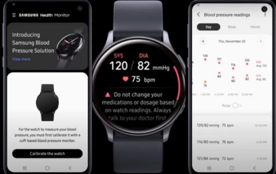 “5G资讯：Galaxy Watch Active 2即将能够监控您的血压