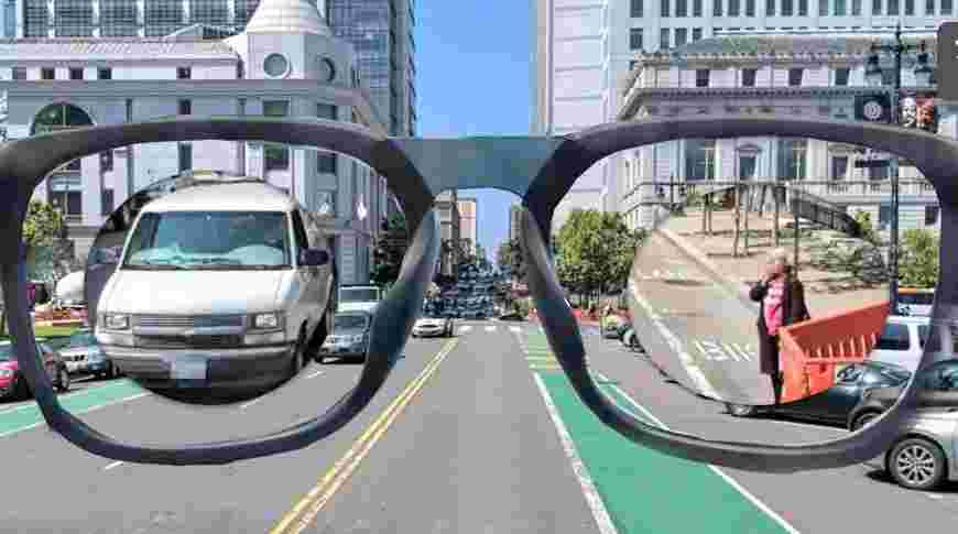 Apple Glass可能使用环视风格的平滑导航动作