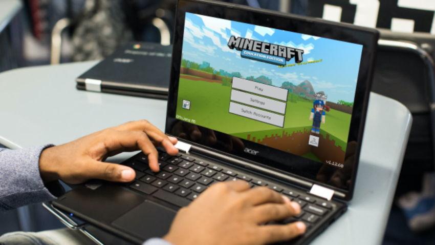 “微软推出适用于Chromebook的Minecraft