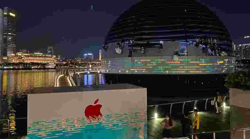 新加坡的Apple Marina Bay Sands即将开张 即将开业