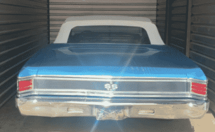 “Barn-Find 1967雪佛兰Chevelle SS 396敞篷车没有储备