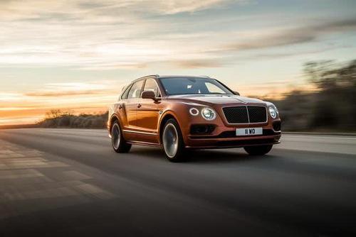 宾利Bentayga Speed度首次作为世界上最快的SUV
