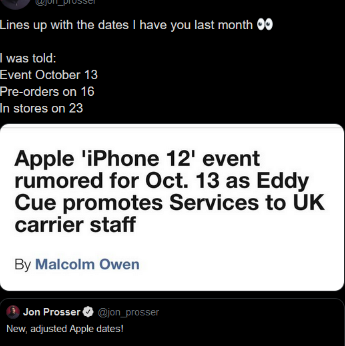 iPhone 12系列将于时间10月13日发布