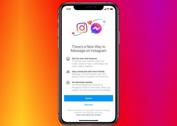 “科技推荐：Facebook为Messenger和Instagram引入了跨平台消息传递