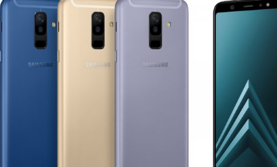 “三星推出配备先进相机的时尚手机 Galaxy A6 和 A6+