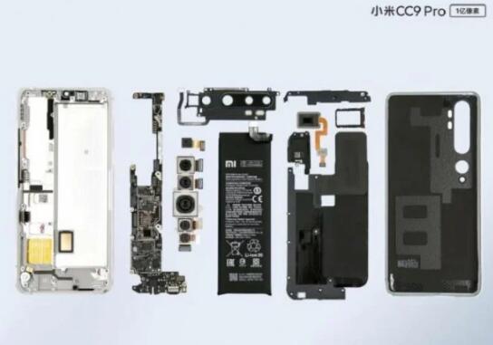“科技推荐：MiCC9Pro拆解展示了功能丰富的智能手机的内部