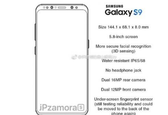 传三星 Galaxy S9 没有 3.5 毫米耳机插孔
