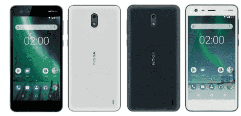 低端Nokia 2 对着相机微笑