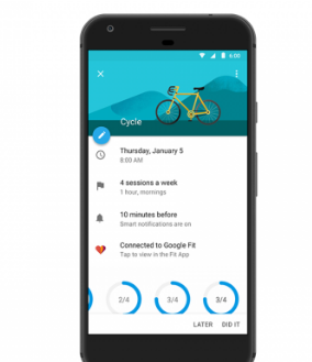 Google 日历在帮助您保持健康目标方面做得更好