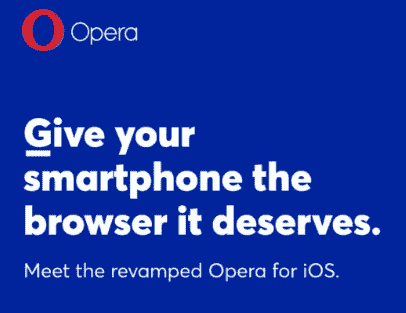 “科技推荐：适用于苹果iPhone和iPad的Opera浏览器有了一个新名称和一个新外观