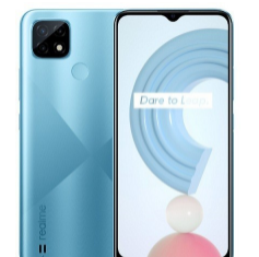 realme C21配备了一块6.5英寸高清显示屏