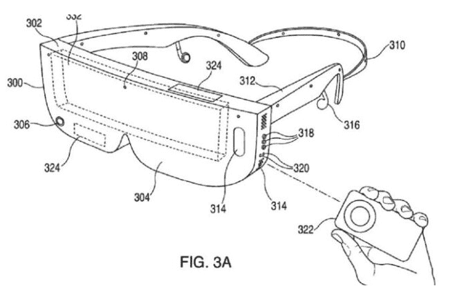 “苹果为Galaxy Gear风格的VR眼镜申请专利
