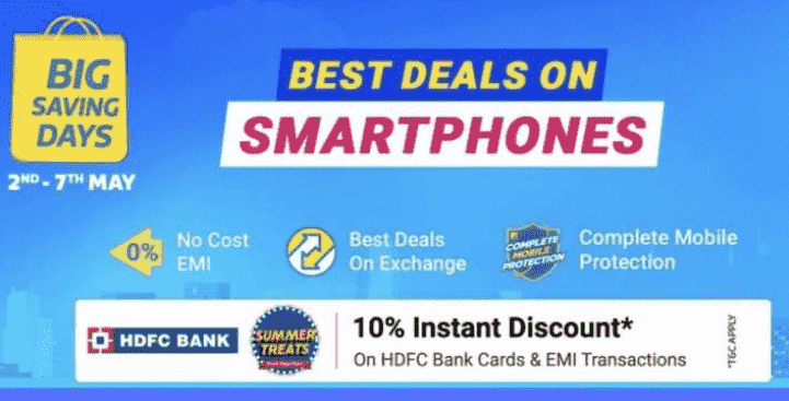 “Flipkart Big Savings Days促销活动开始