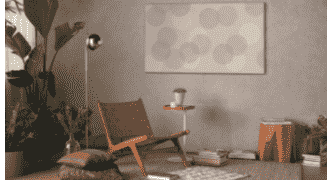 “三星的QLED电视及其新的环境模式将客厅变成了画廊空间
